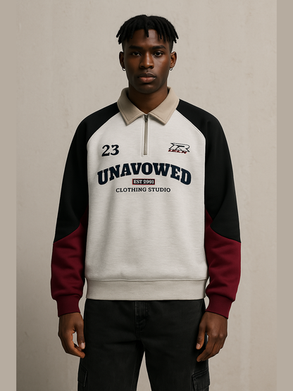 Retro Varsity Quarter-Zip Sweatshirt