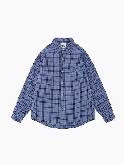 Check Grid Flannel Shirt