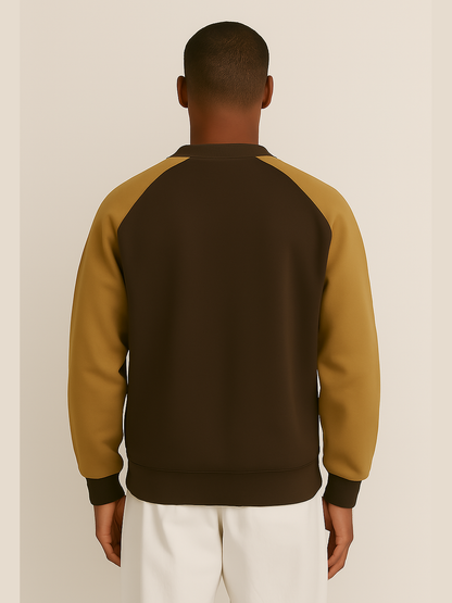 Retro Athletic Raglan Sweatshirt – Multi-Color Options