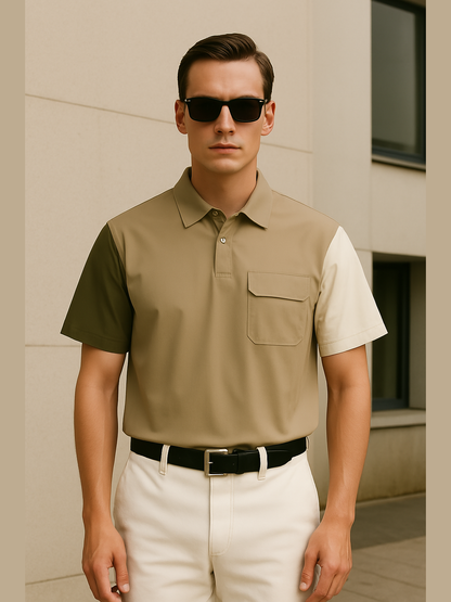 Contrast Panel Utility Polo