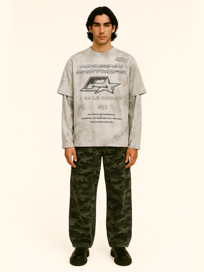 Abandoned Reality Distressed Oversized T-Shirt