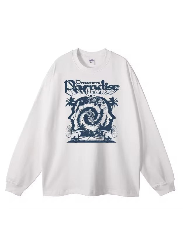 Dreamers Paradise Graphic Long Sleeve Tee