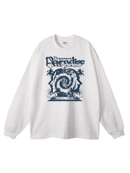 Dreamers Paradise Graphic Long Sleeve Tee