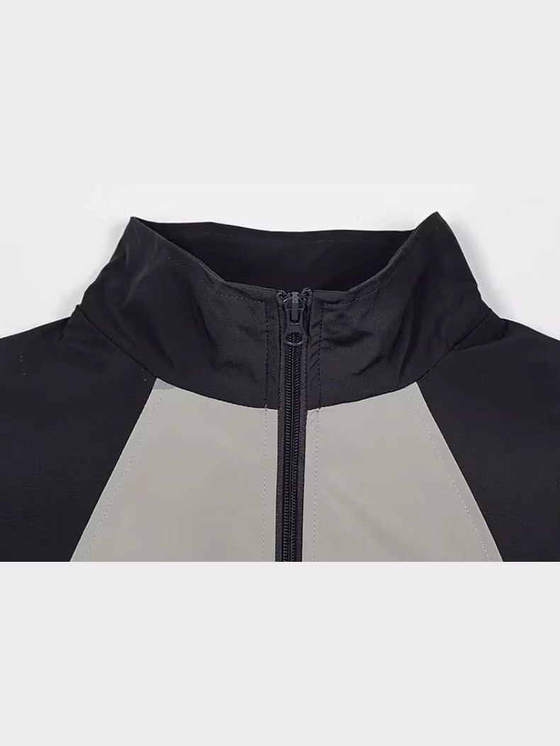 Retro Panel Windbreaker