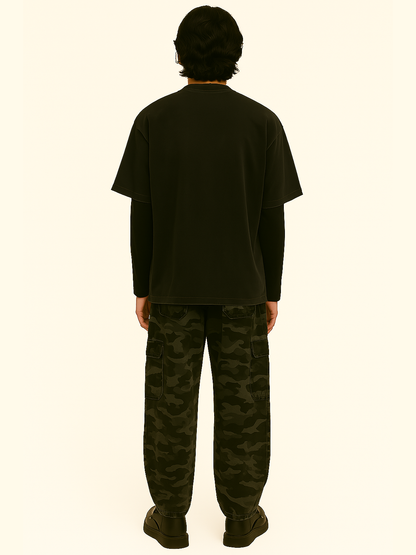 Abandoned Reality Distressed Oversized T-Shirt