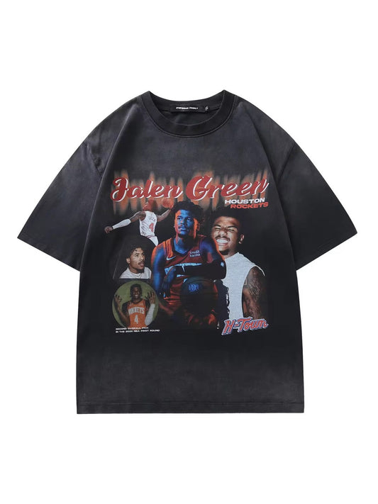 Jalen Green Houston Rockets Tribute Tee