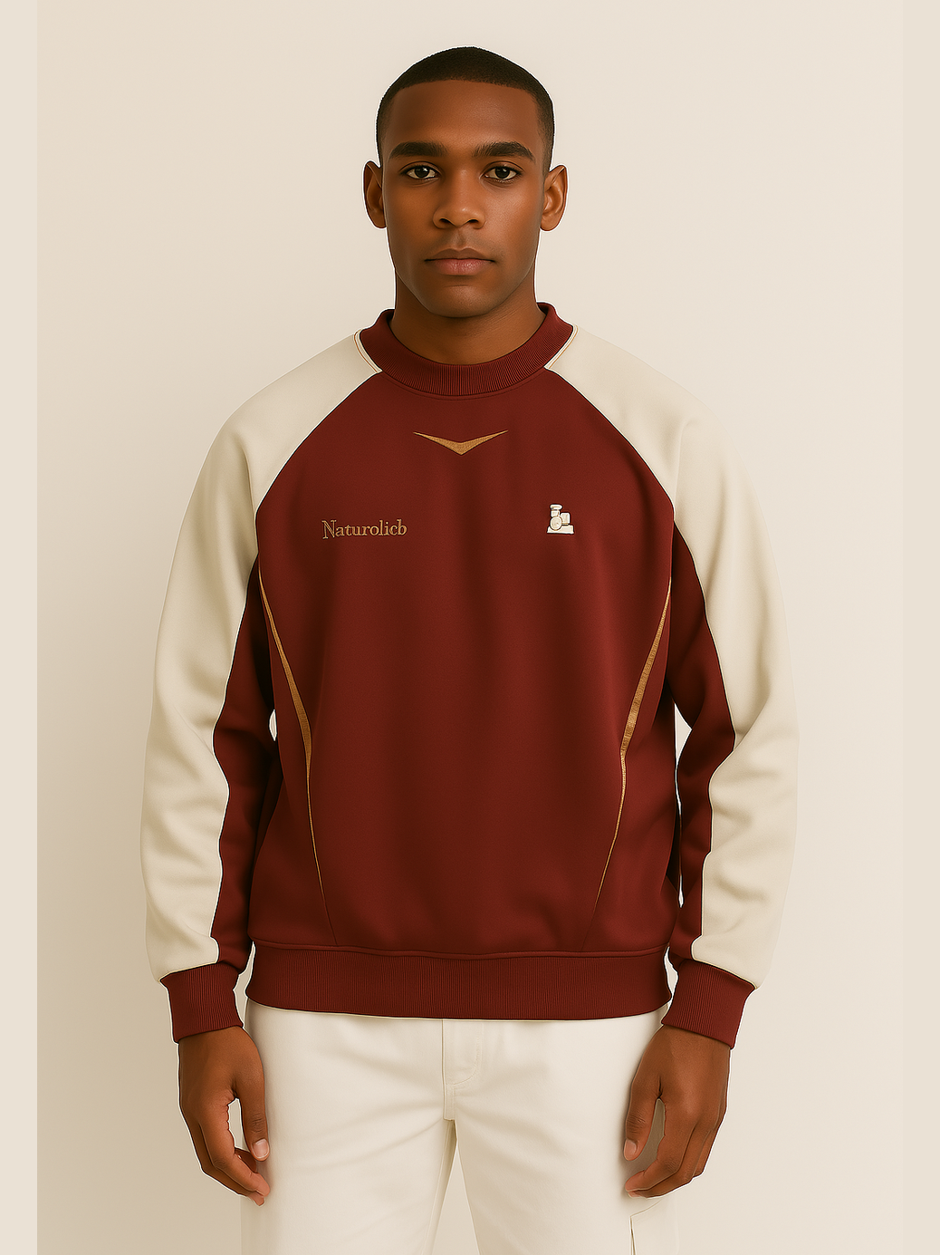 Retro Athletic Raglan Sweatshirt – Multi-Color Options