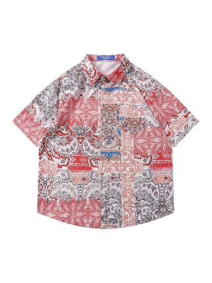 “Mosaic Mirage” Eastern Tapestry Resort Shirt