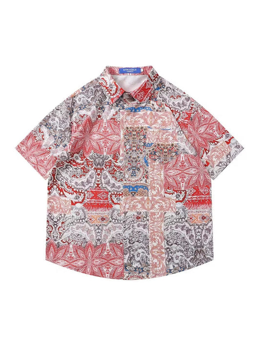“Mosaic Mirage” Eastern Tapestry Resort Shirt