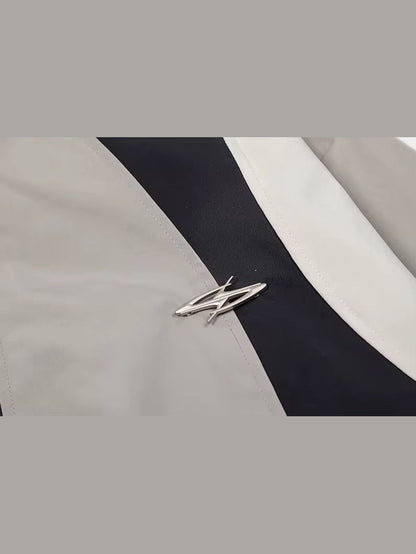 Retro Panel Windbreaker