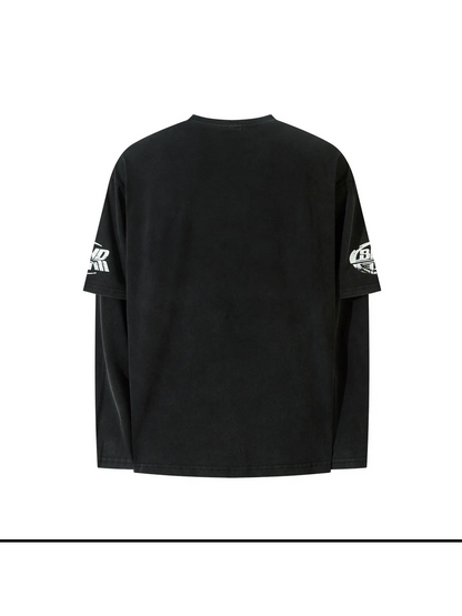Abandoned Reality Distressed Oversized T-Shirt