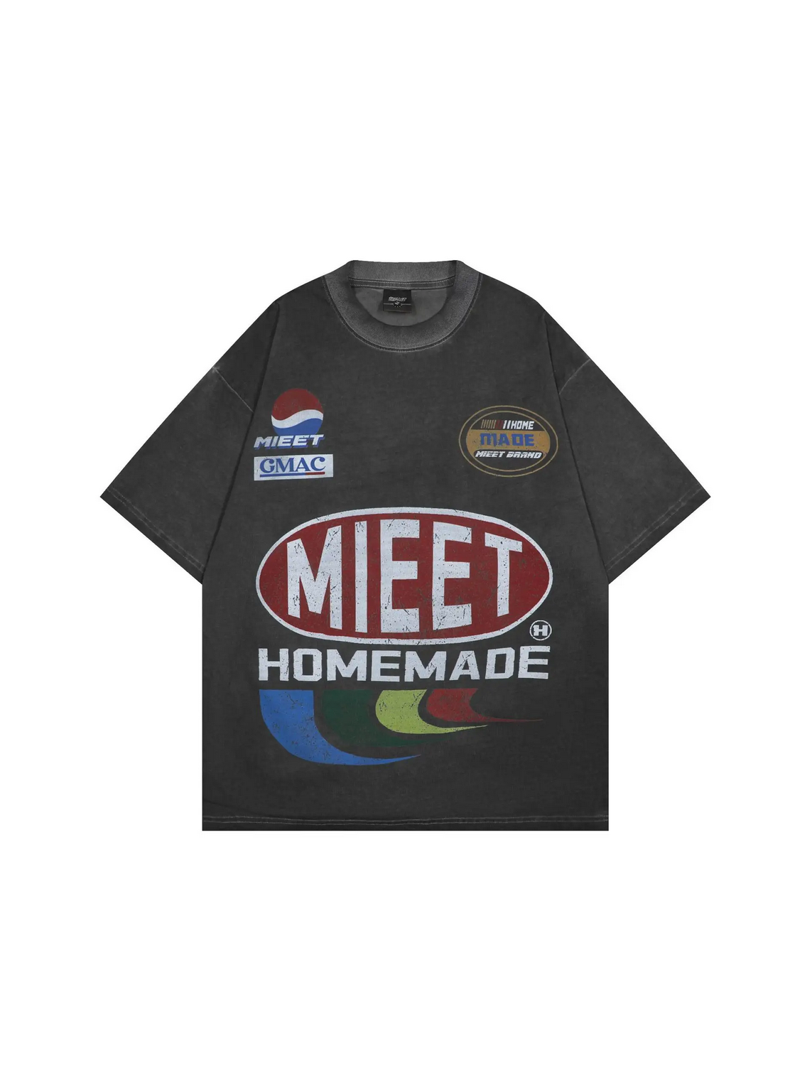 Retro Racing Team Oversized Tee