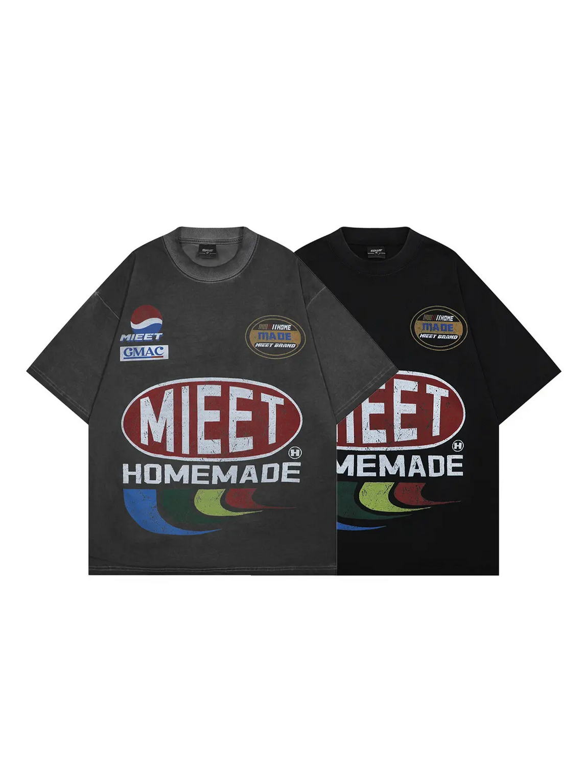 Retro Racing Team Oversized Tee