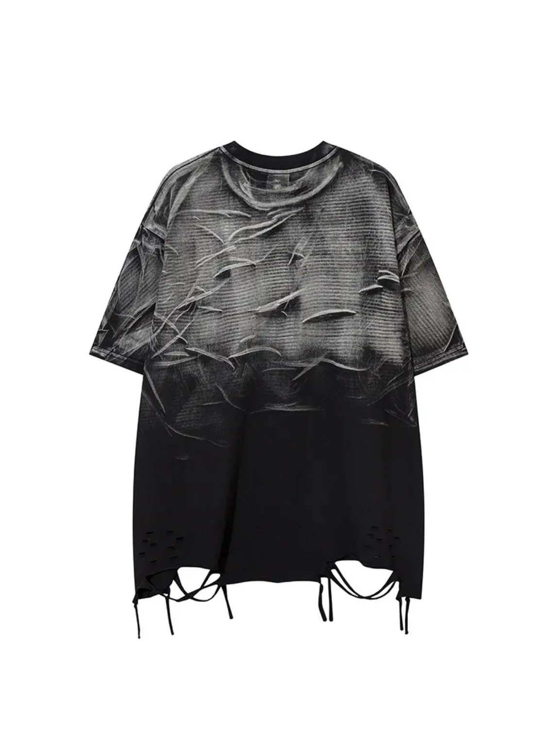 Torn Dimensions Acid-Washed Tee