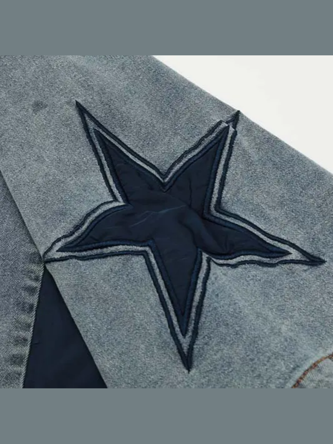 Hustle Varsity Denim Tee