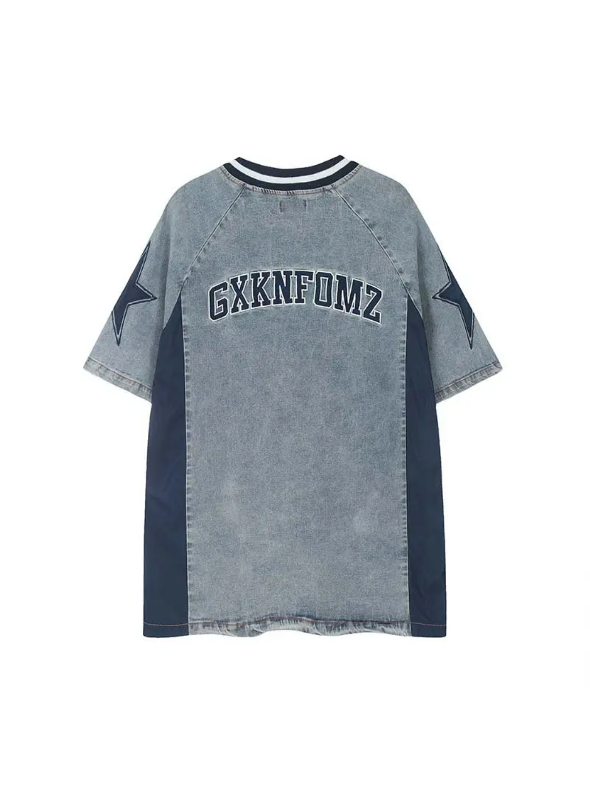 Hustle Varsity Denim Tee