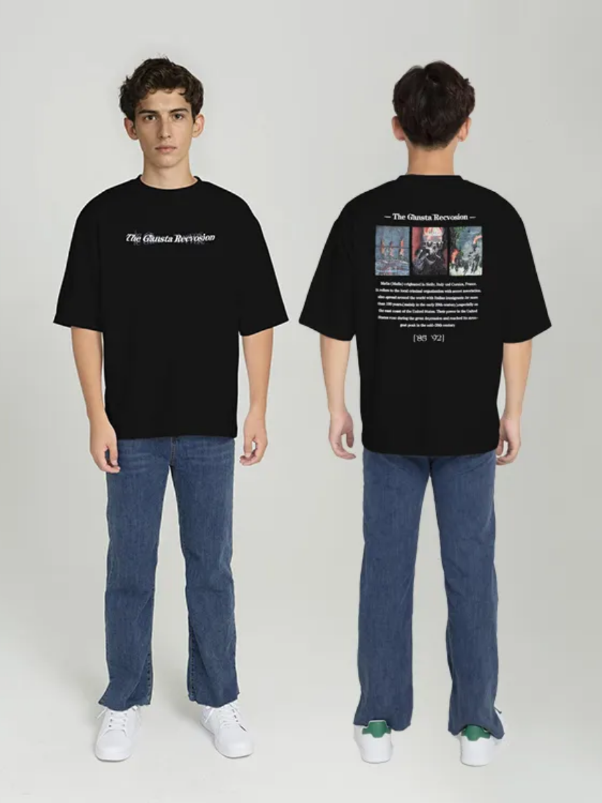 Gangsta Revision Oversized Tee