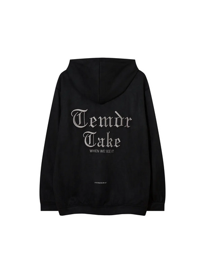 Temdr Take Embroidered Hoodie – Vintage-Inspired Streetwear