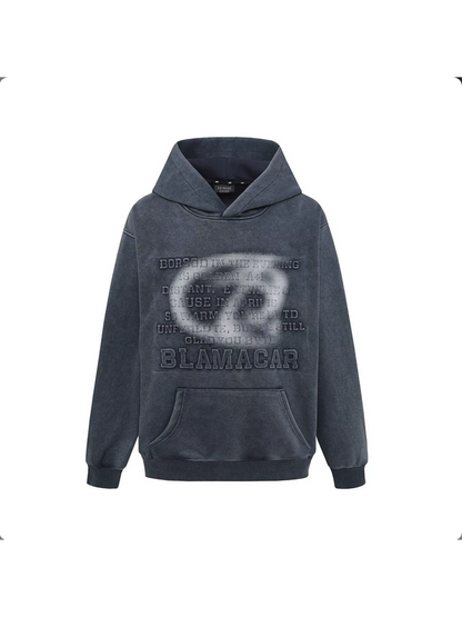 BLAMACAR Embossed Heavyweight Hoodie