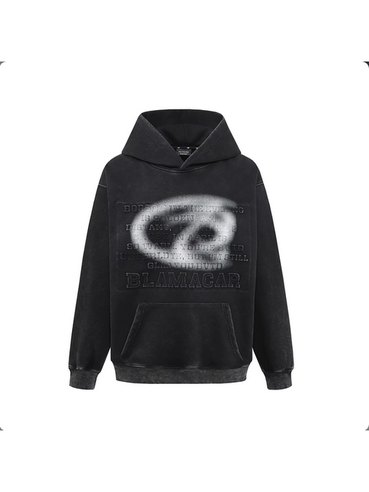 BLAMACAR Embossed Heavyweight Hoodie