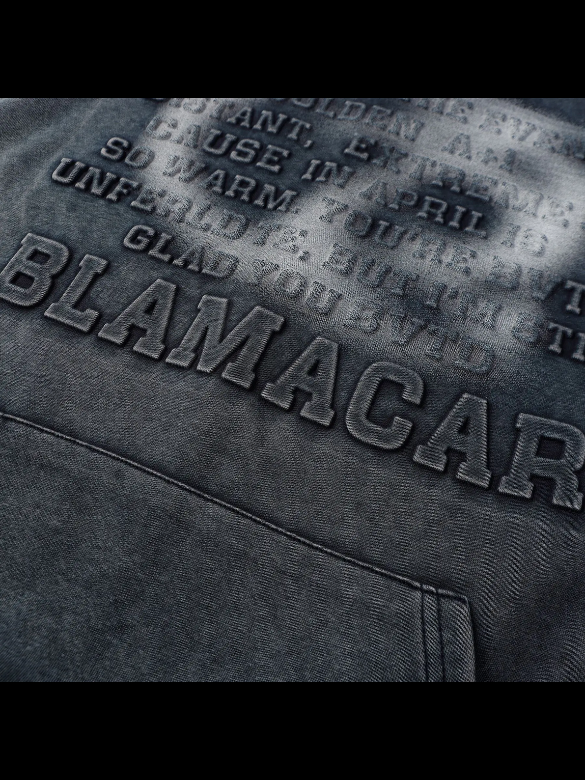 BLAMACAR Embossed Heavyweight Hoodie