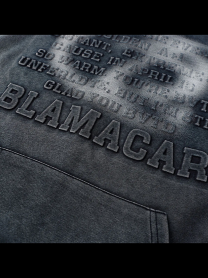 BLAMACAR Embossed Heavyweight Hoodie