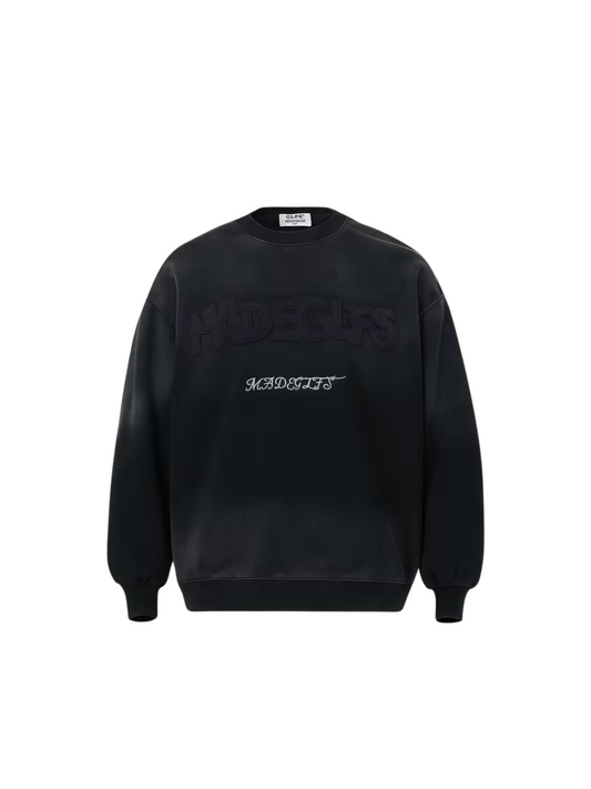 MADEGIFTS Faded Graphic Sweatshirt
