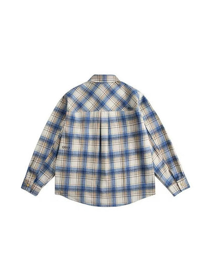 Vintage Oversized Plaid Shirt