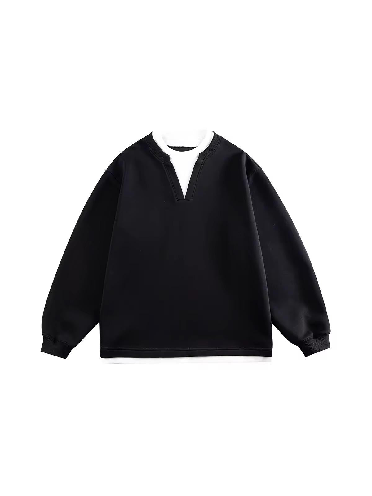 Minimalist V-Cut Pullover Tee