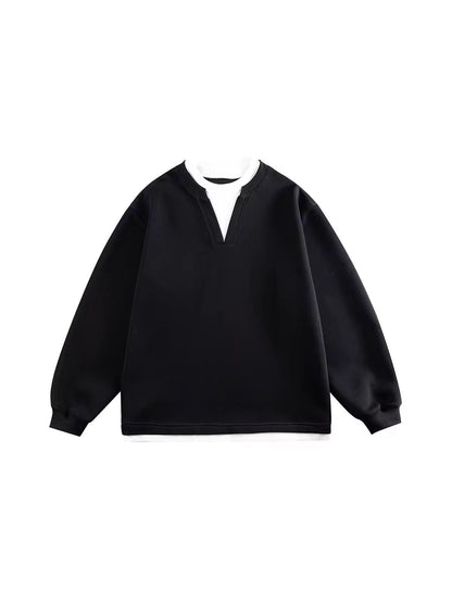 Minimalist V-Cut Pullover Tee