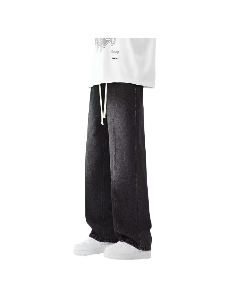 Stone Washed Relaxed Bottoms