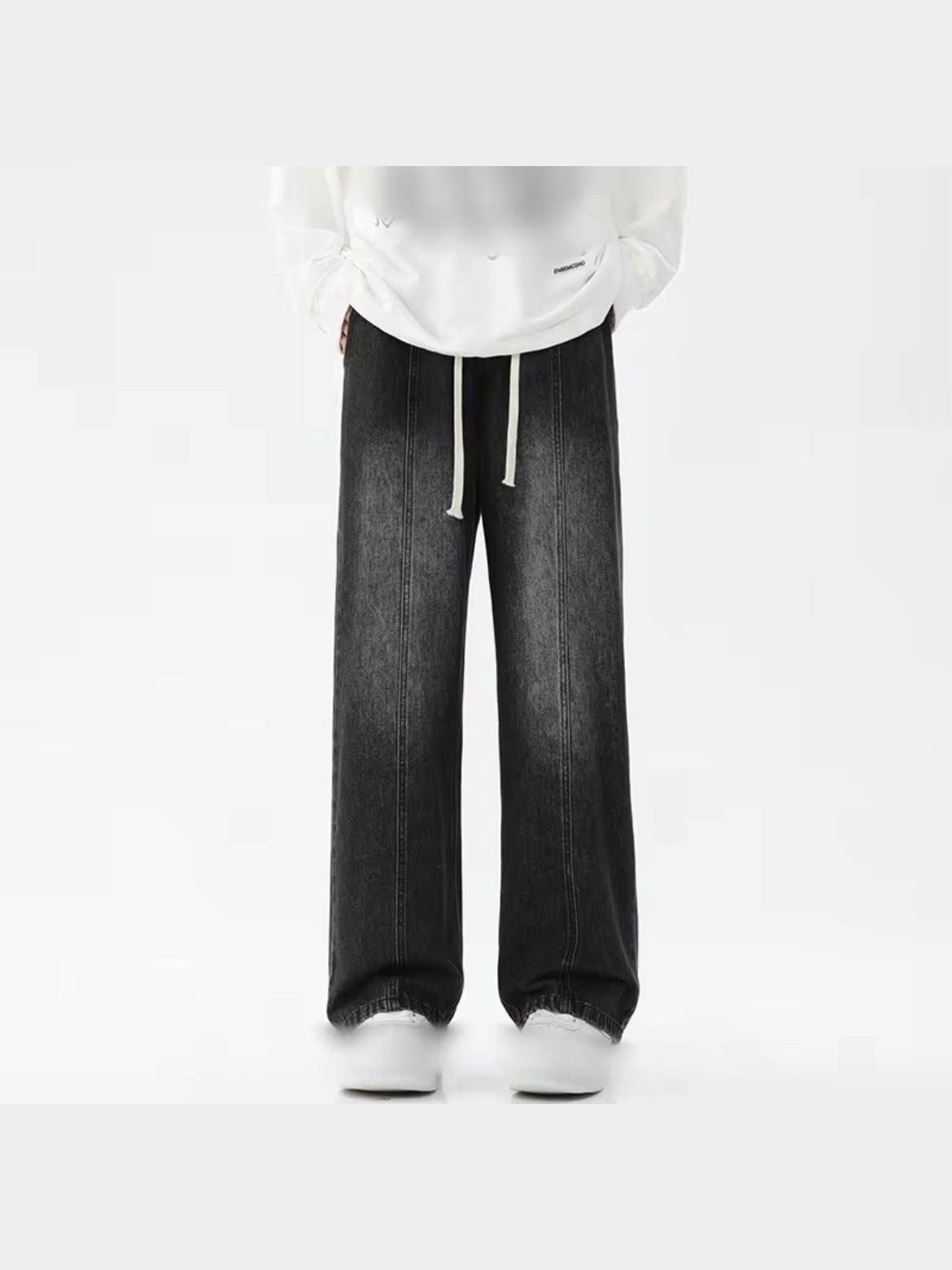Stone Washed Relaxed Bottoms