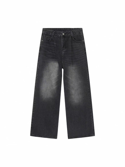 Black Washed Denim Jeans – Timeless Edge