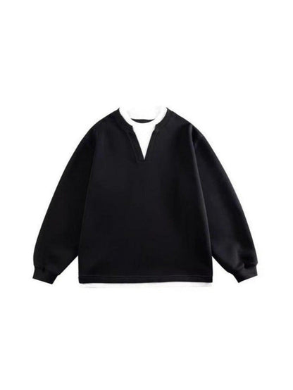 Minimalist V-Cut Pullover Tee