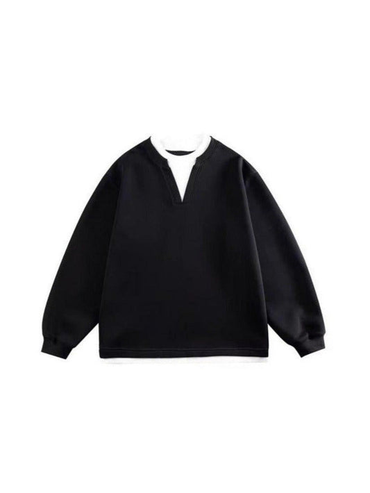 Minimalist V-Cut Pullover Tee