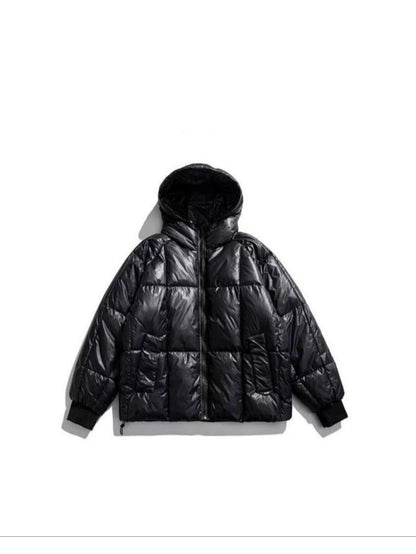 Bubble Puffer Jacket – Black